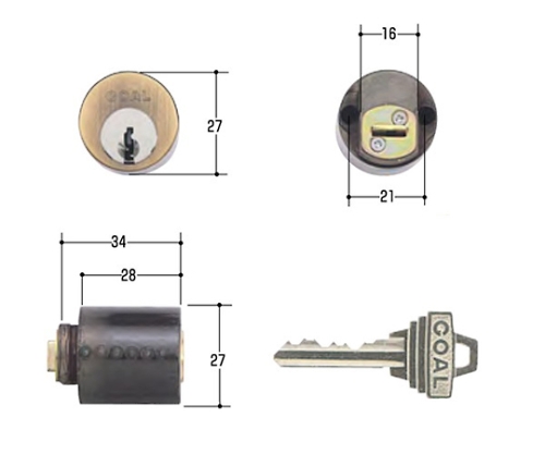 GOAL取替用シリンダー