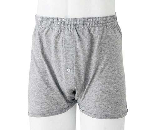 紳士ニットトランクス 杢グレー M