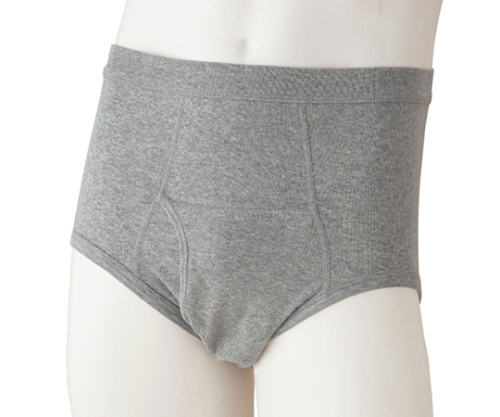 紳士ブリーフ 杢グレー LL