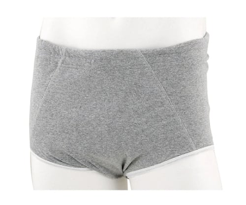 紳士ブリーフ 杢グレー L
