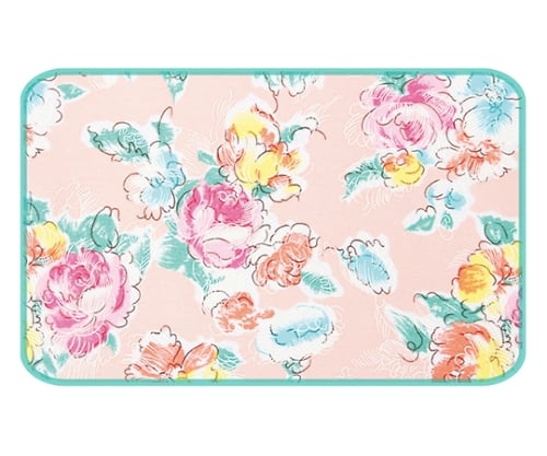 食事用エプロン ピンク 丈100cm