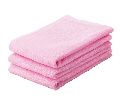 バスタオル（3枚組） ピンク 約60×120cm 39013-11