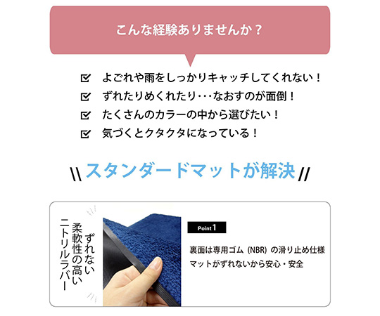 スタンダードマットS　75×90cm　ライムグリーン　AM00579