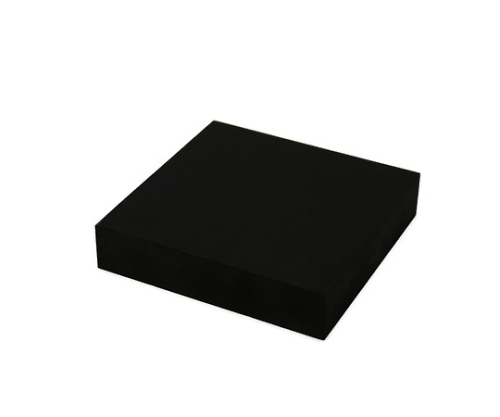 ゴムブロック黒　２０×１００×１００ｍｍ