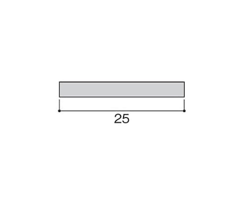 61-7408-72 アルミ平板 25×3×995mm AH2531