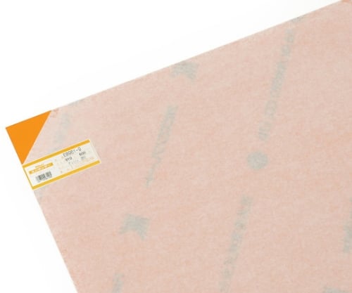 塩ビ板 1×910×600mm オレンジ透明