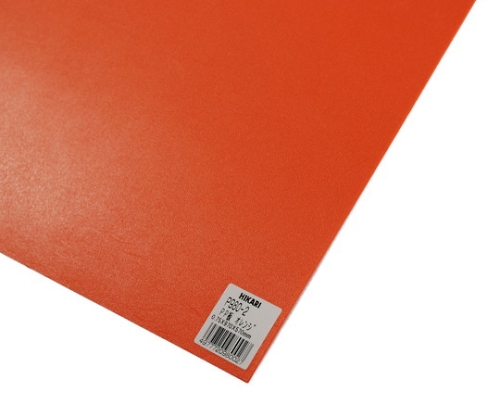 PP板 オレンジ 970×570×0.75mm