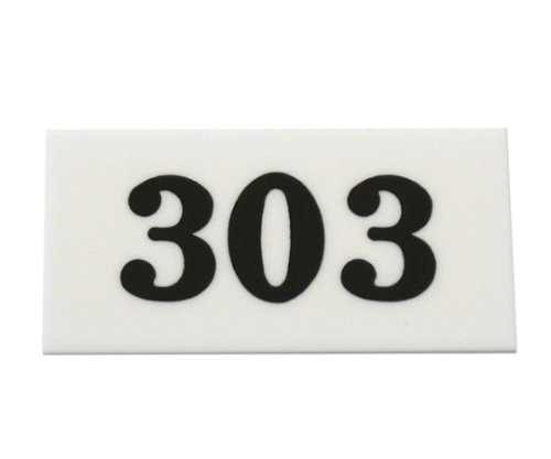 番号プレート 303 UP357-303