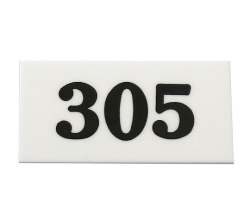 番号プレート 305 UP357-305