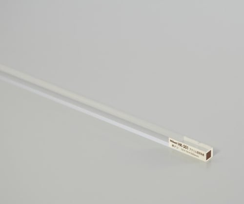 アクリル透明角棒 溝ナシ