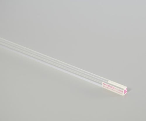 アクリル透明角棒 3mm用溝2本タイプ