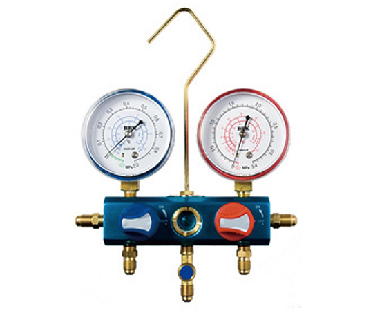 マニホールド　ボールバルブ　(R22/R12/R502)