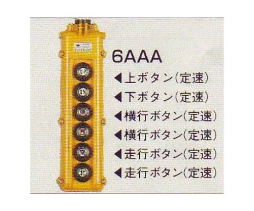 象印チェンブロック　6点押ボタン 電気トロリ式電気チェーンブロック(上下2速式)　DBMC-2.5(DBMC-02540)　2.5t×4m