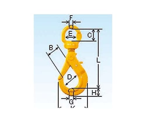 スリングチェーン部材　スイベルフック