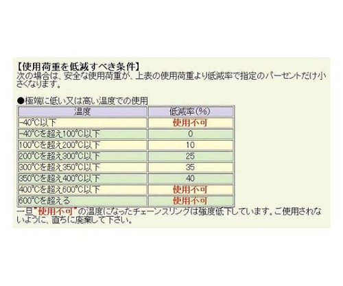 取扱を終了した商品です］チェーンスリング１００ ピンタイプ標準