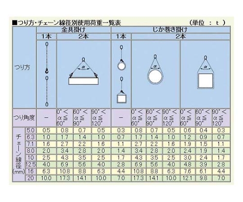 取扱を終了した商品です］チェーンスリング１００ ピンタイプ標準