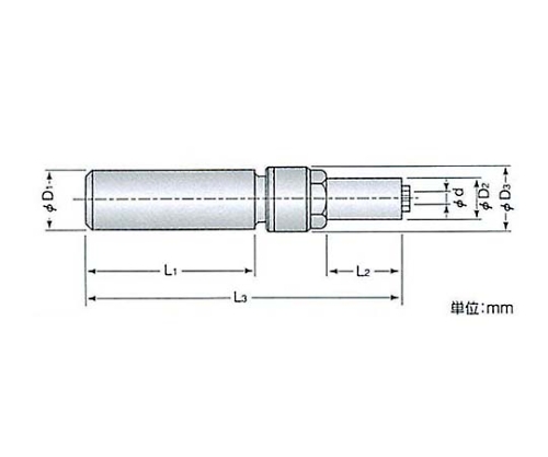 ユキワ精工 STシャンク ペンシルミルチャック 1個 SN32-PCH6-135-