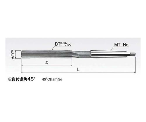 61-7754-04 マシンリーマ φ19.0×MT2 MRT2X190 【AXEL】 アズワン