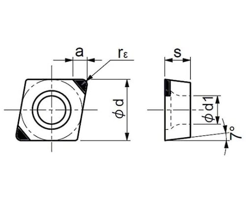 タンガロイ チップ (2個) 2QP-CCGW060204 BXA10 (2QPCCGW060204BXA10