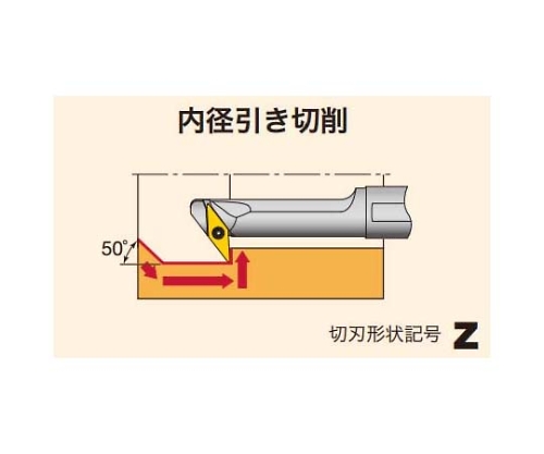 タンガロイ 内径用TACバイト A-SVZBR/L A16Q-SVZBL11-D200-