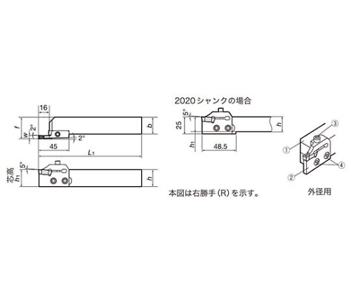 います タンガロイ - 通販 - PayPayモール 外径用ＴＡＣバイト