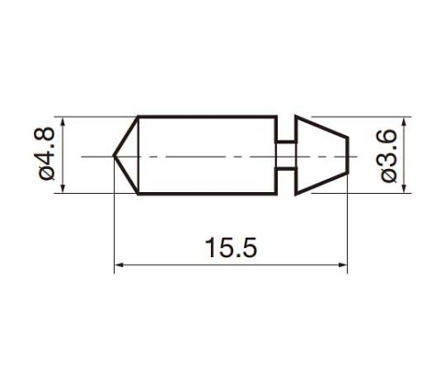 TACバイトC形用ピン 外径用TACバイト（C形/K形インサート使用）工具用 BP-490