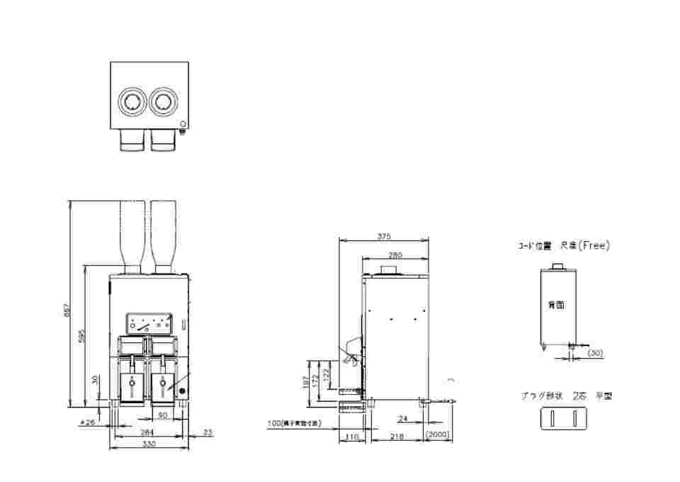 タイジ タイジ 電気式 自動 酒燗器 かちどき TSK-220B 896610 ESK6101 1点-