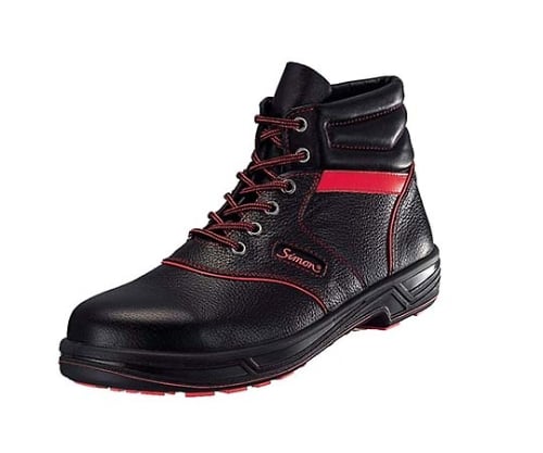 安全靴 シモンライト SL22-R 黒/赤 23.5cm 5803200
