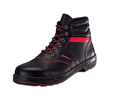 安全靴 シモンライト SL22-R 黒/赤 24cm 5803300