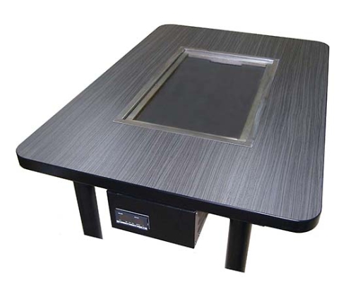 鉄板重層加熱式電気グリドルテーブル KTE-128E（洋卓式4人用） 6929800