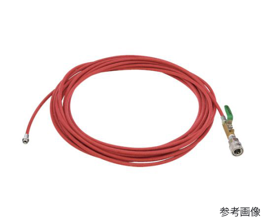 1/4PS洗管ホース コック無 20m SUSワンタッチカプラ仕様