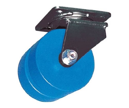 鋳物超重荷重用双輪キャスター自在車MCナイロン車輪付