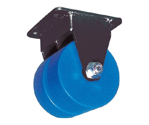鋳物超重荷重用双輪キャスター固定車MCナイロン車輪付MCWk250X75