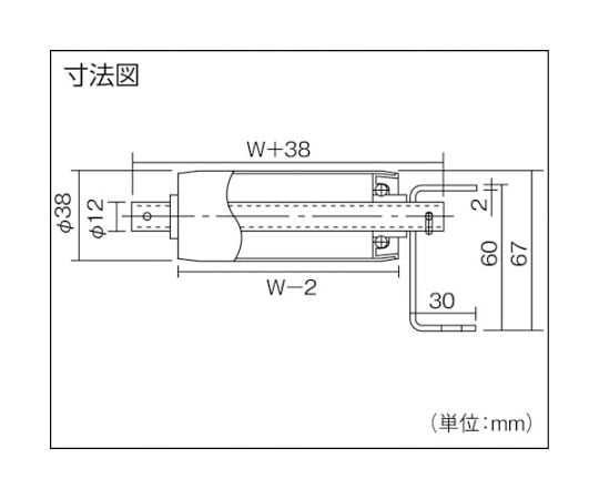 ステンレスローラコンベヤ　MRU　700W×100P×1000L　MRU3812-701010