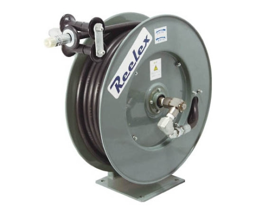 高圧グリス用ホースリール 21MPa 内径6.3mm×15m