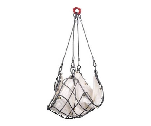 ワイヤーモッコ シート付 2m角 網目120mm