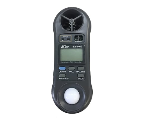 マルチ環境測定器 風速・温度・湿度・照度 LM-8000