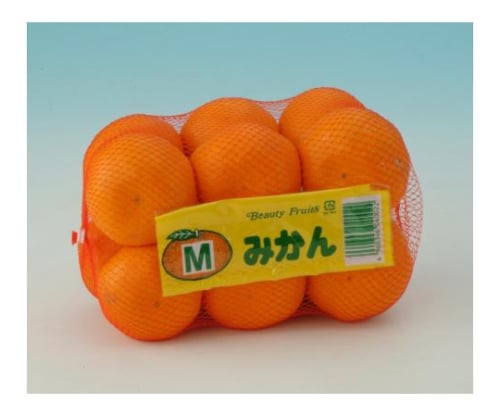 ラベルネット 胴ラベル 8025 みかん ユーシー販売 Axel アズワン