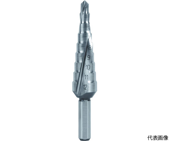 2枚刃スパイラルステップドリル　20mm　コバルトハイス