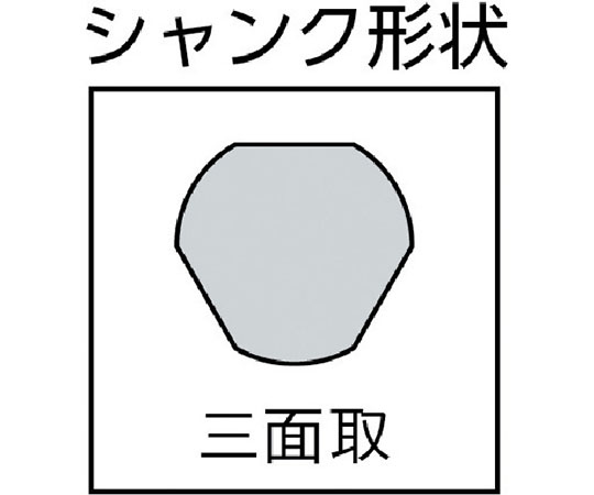 61-8673-11 2枚刃スパイラルステップドリル 30mm チタンアルミニウム