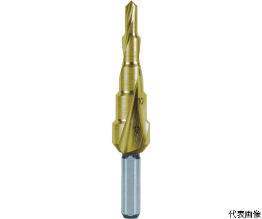 2枚刃スパイラルステップドリル　32mm　チタン