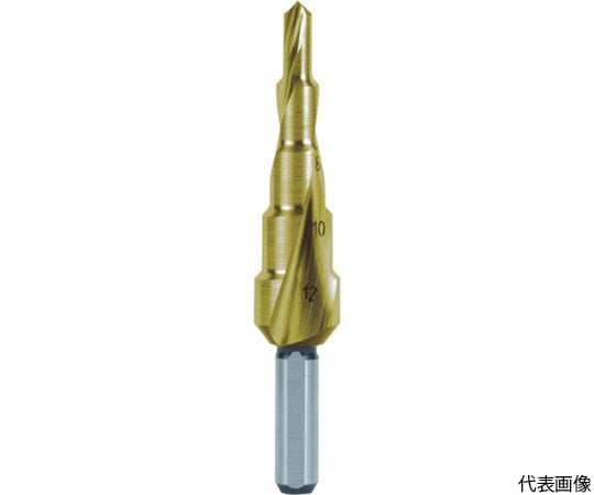 2枚刃スパイラルステップドリル　32mm　チタン