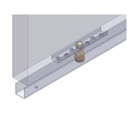 ニコ　25号ドアハンガー用ガイドローラー　ボルトタイプ
