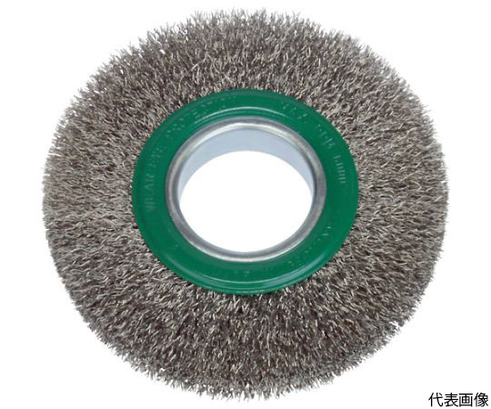 ホイルブラシ　100mm　0.3　ステンレス線