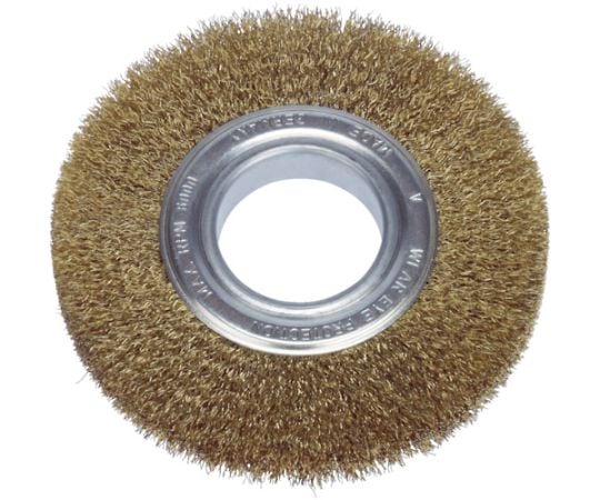 ホイルブラシ　100mm　0.2　真鍮線