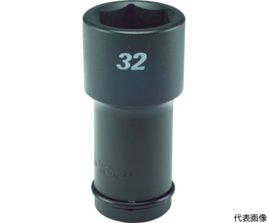 インパクト　ロング　ソケット　差込角19mm　対辺29mm　1.1/8