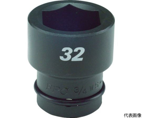 インパクト　ショート　ソケット　差込角19mm　対辺30mm　1.3/1