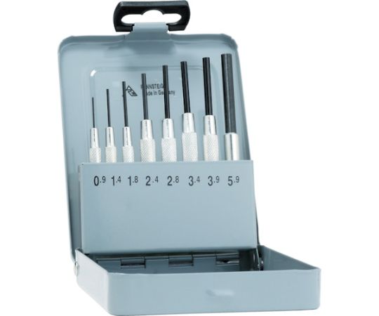 平行ピンポンチ ガイドスリーブ付8点セット 1セット（8本入）