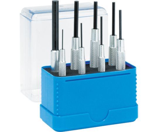 平行ピンポンチ ガイドスリーブ付8点セット 1セット（8本入）