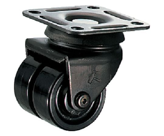 低庄式　中荷重用　自在　ナイロン車50mm